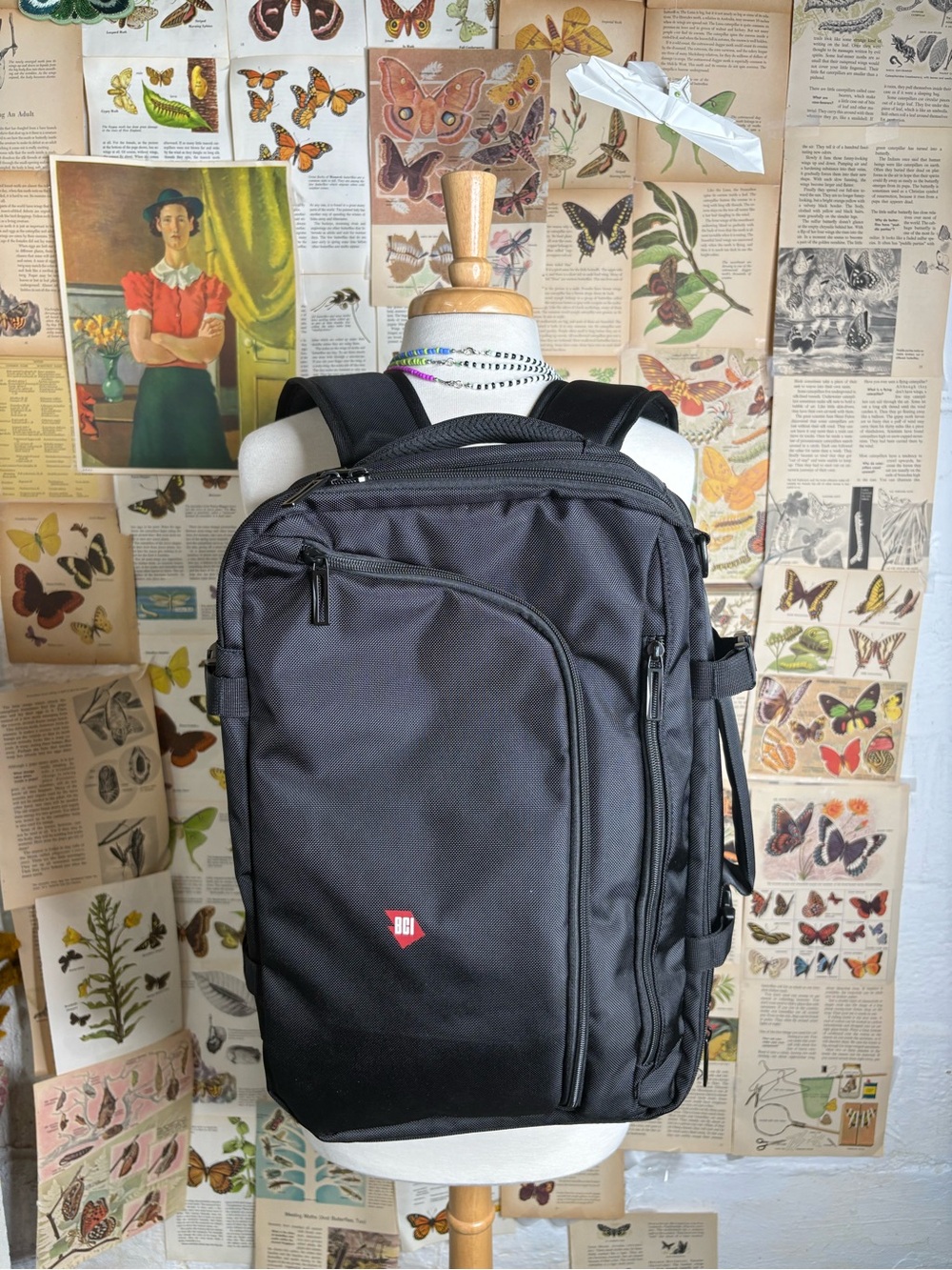 Black Men’s Travel Backpack -